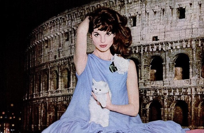 Pond’s Cold Cream advertising with Elsa Martinelli