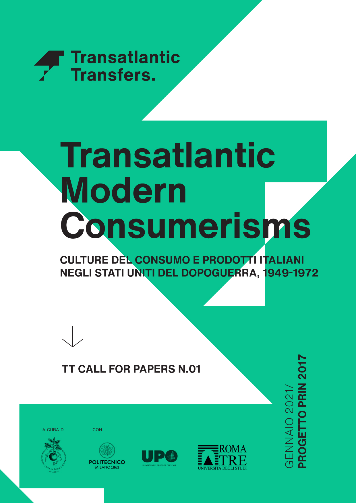 Transatlantic Modern Consumerisms:  Italian Goods and Commercial Cultures in Postwar America, 1949-1972